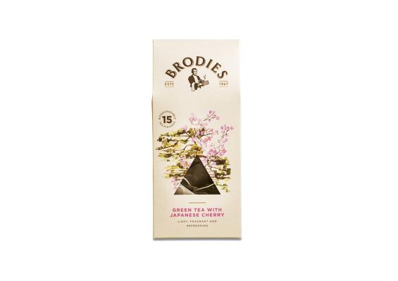 Brodies Green Tea with Japanese Cherry