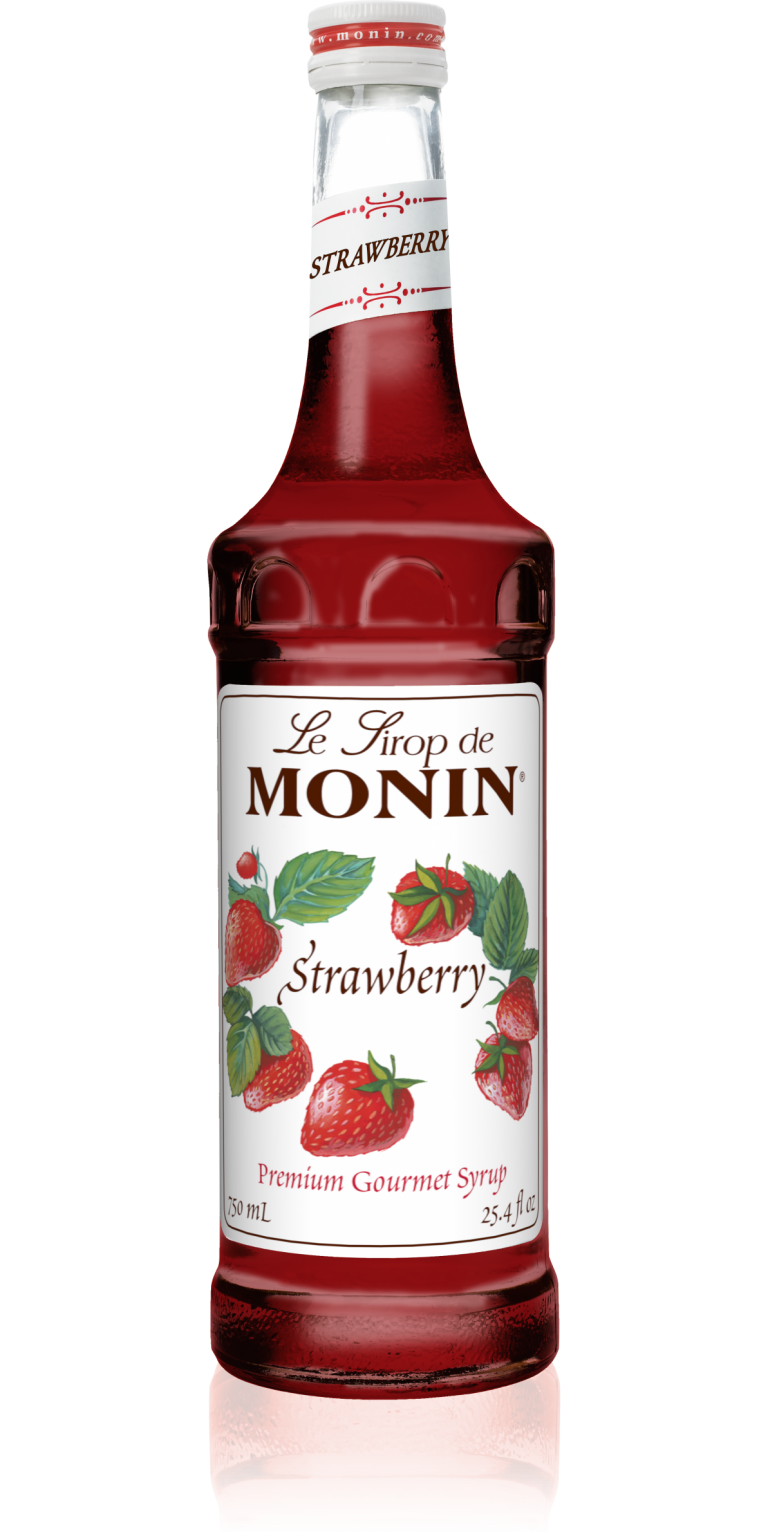 MONIN Strawberry syrup Hot Coffee Company